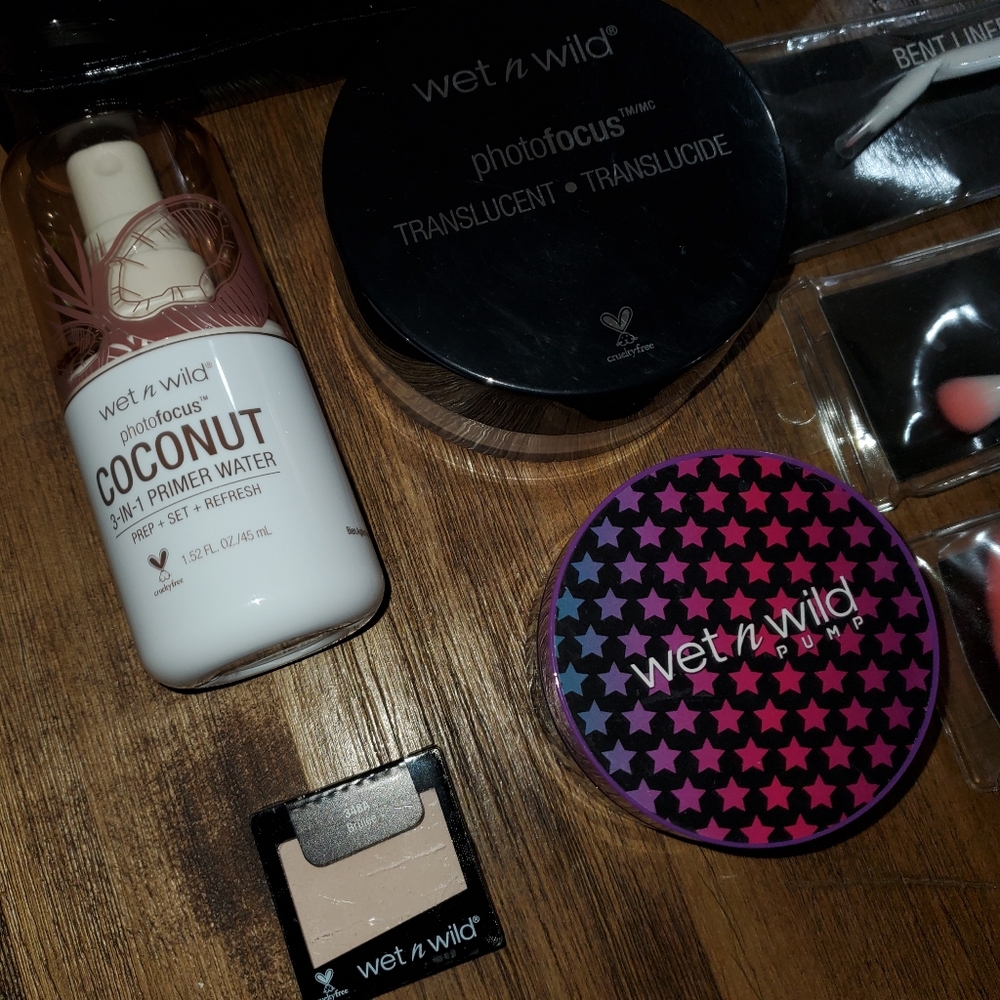 14 Wet n Wild Makeup & Skincare Lot - Eyeshadow / Glitter Mask / Setting Powder - Picture 7 of 13